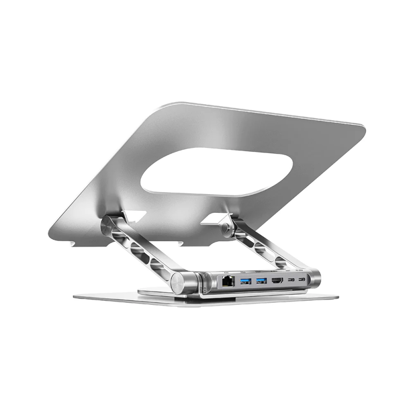 Buy Unitek Laptop Stand with USB Hub - D1109B - 4K30Hz HDMI + FE Lan + PD100W in Cyprus, Nicosia, Limassol, Larnaka, Pafos