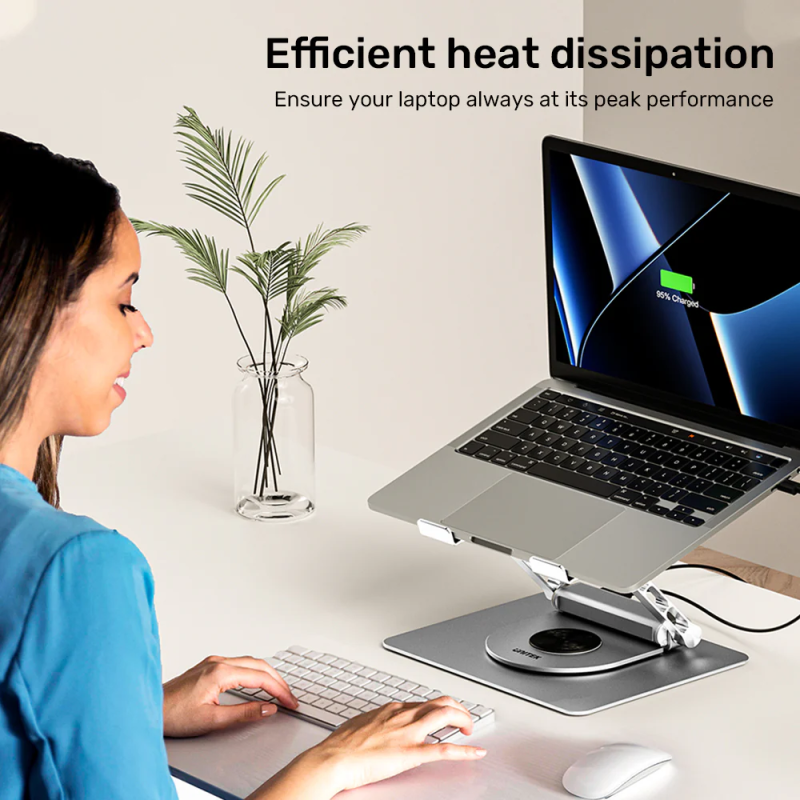 Buy Unitek Laptop Stand with USB Hub - D1109B - 4K30Hz HDMI + FE Lan + PD100W in Cyprus, Nicosia, Limassol, Larnaka, Pafos