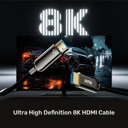 Buy Unitek Fiber Optic HDMI 2.1 Cable - C11085GY-50M - 8K60Hz, 50.0m in Cyprus, Nicosia, Limassol, Larnaka, Pafos