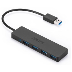 Anker Ultra Slim 4-Port USB 3.0 Hub A7516 - 5Gbps Data Expansion — Armenius Store Cyprus