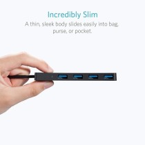 Anker A7516 Ultra Slim 4-Port USB 3.0 Hub – 5Gbps SuperSpeed | Armenius Store