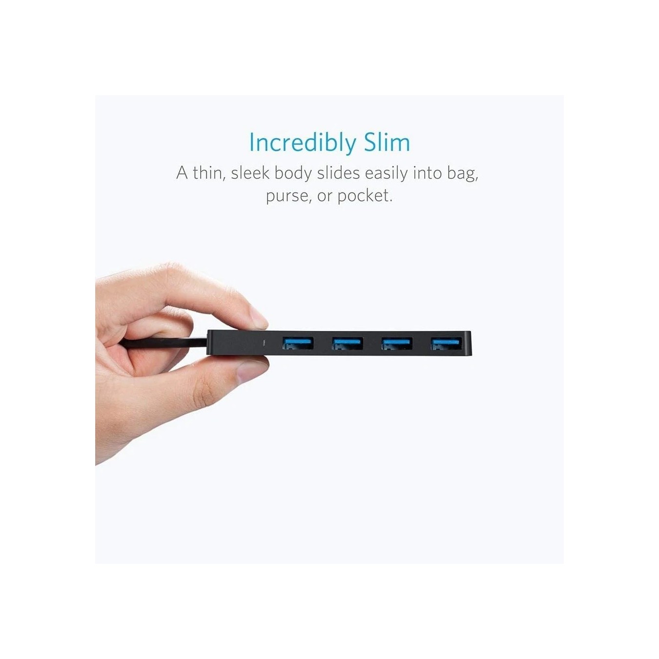 Anker A7516 Ultra Slim 4-Port USB 3.0 Hub – 5Gbps SuperSpeed | Armenius Store
