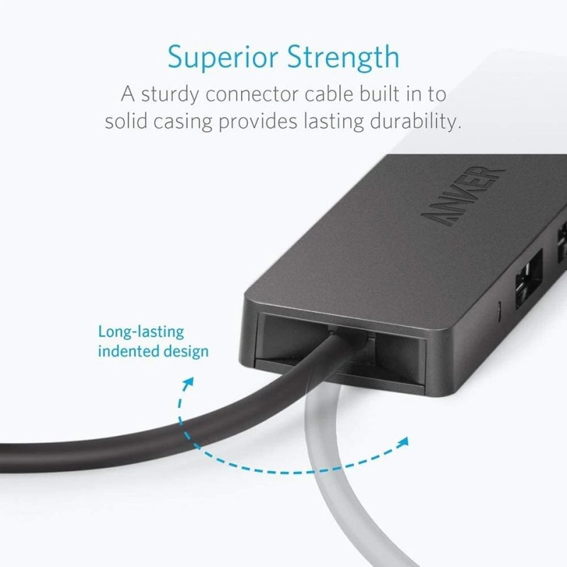 Buy Anker USB-A Hub - 3.0 Ultra Slim 4-Ports in Cyprus, Nicosia, Limassol, Larnaka, Pafos