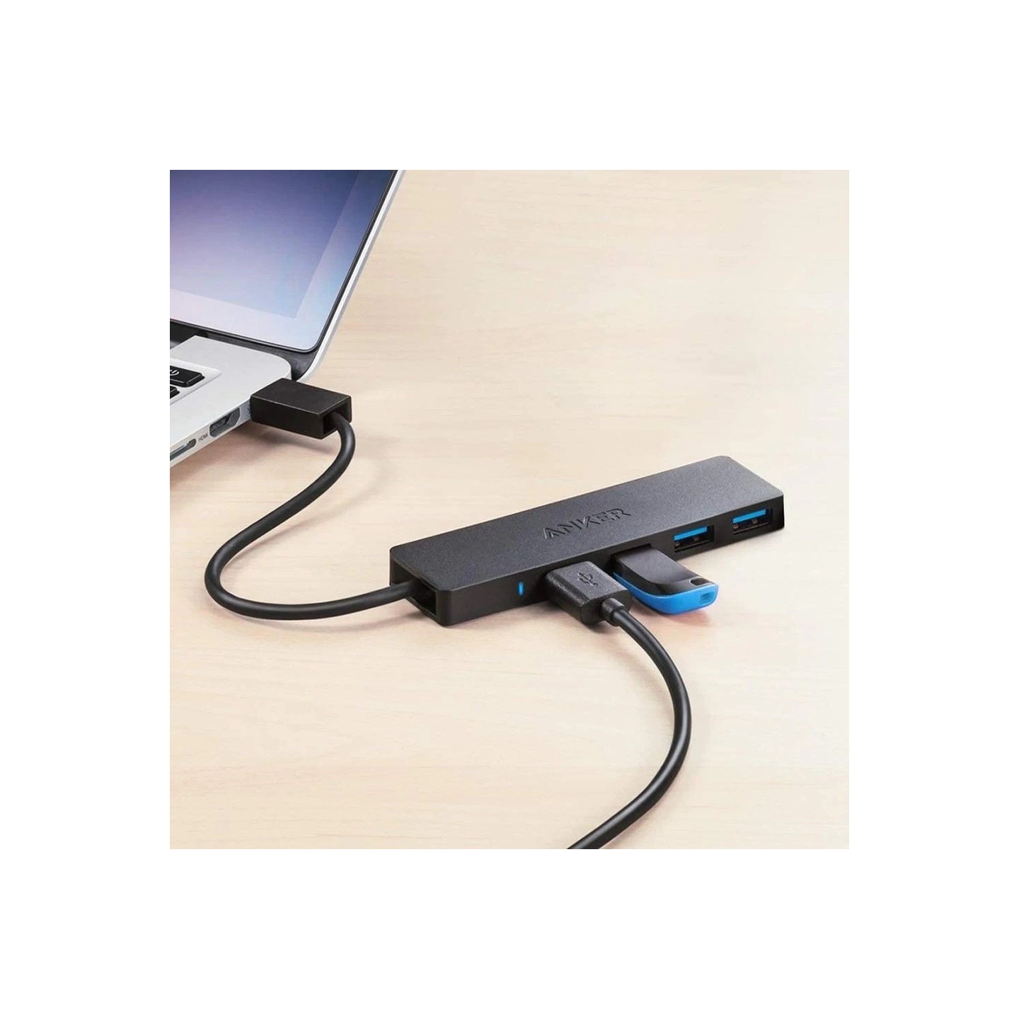 Anker Ultra Slim 4-Port USB 3.0 Hub A7516 - 5Gbps Data Expansion — Armenius Store Cyprus