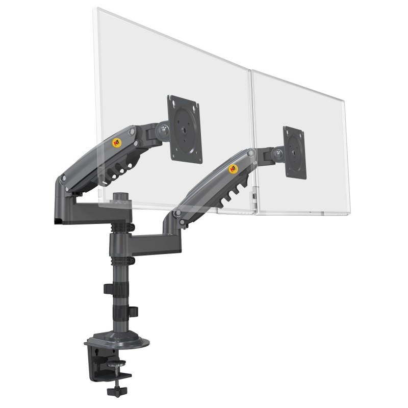 NBMounts NB-H180 Twin Arm Gas Desktop Monitor Mount (Boxed) — Buy in Cyprus with Fast Delivery