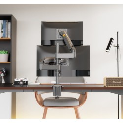 NBMounts NB-H180 Twin Arm Gas Desktop Monitor Mount (Boxed) — Buy in Cyprus with Fast Delivery