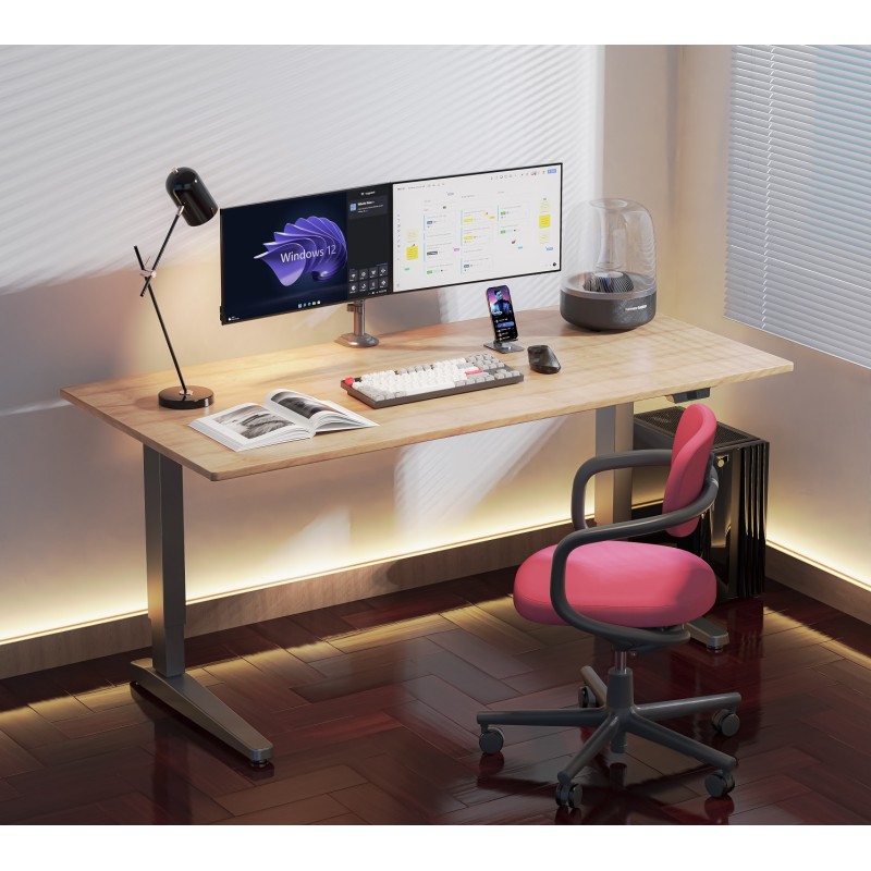 Buy NBMounts Twin Arm Gas Desktop Monitor Mount (upgraded version) - H180 - Twin... in Cyprus, Nicosia, Limassol, Larnaka, Pafos