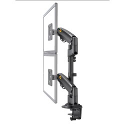 Buy NBMounts Twin Arm Gas Desktop Monitor Mount (upgraded version) - H180 - Twin... in Cyprus, Nicosia, Limassol, Larnaka, Pafos