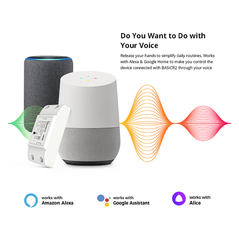 Buy Sonoff Basic - R2 - 10A Wifi Smart Switch in Cyprus, Nicosia, Limassol, Larnaka, Pafos