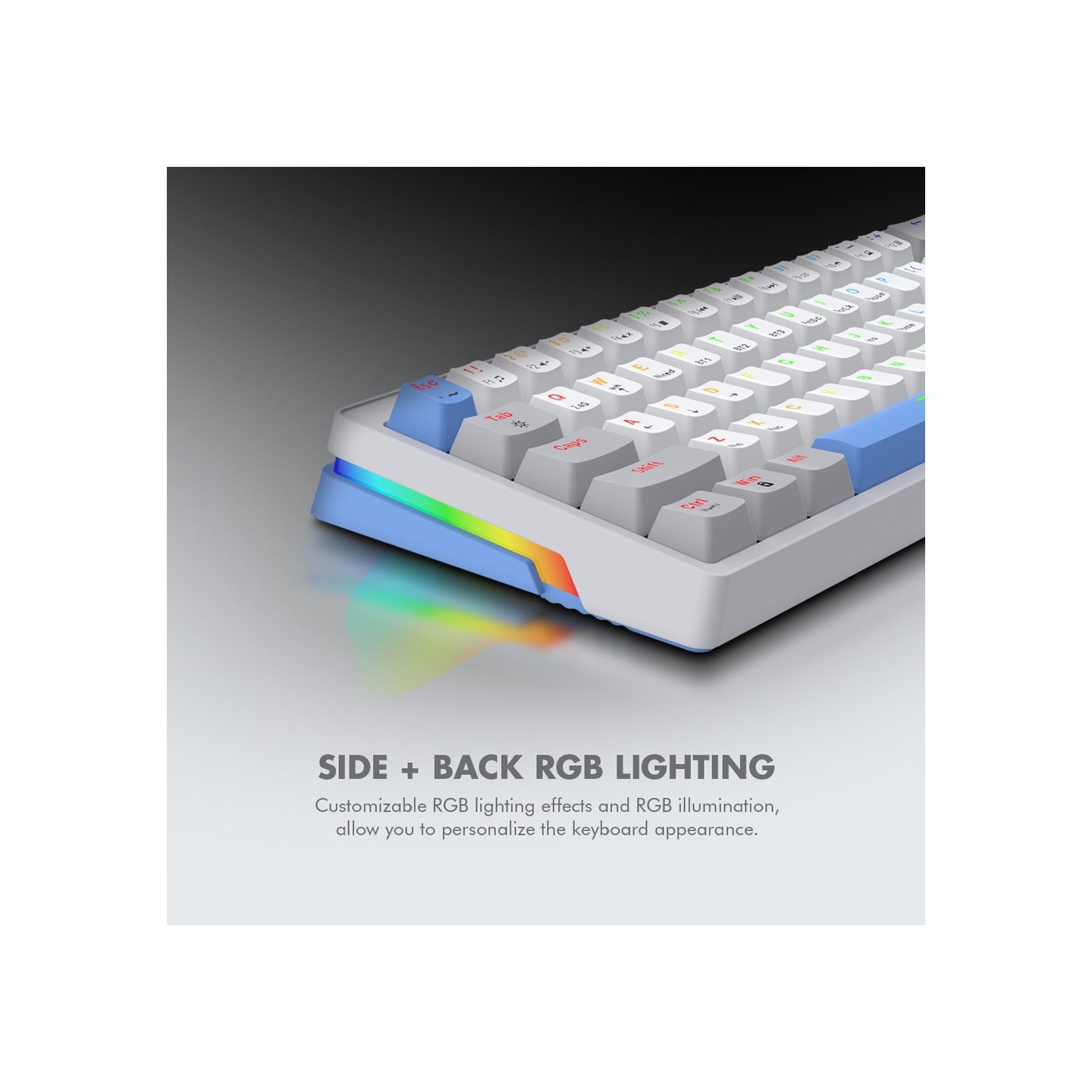 Armaggeddon GMK-100 Tri-Mode 63-Key Mechanical Gaming Keyboard - Red Linear (Boxed) — Buy in Cyprus with Fast Delivery