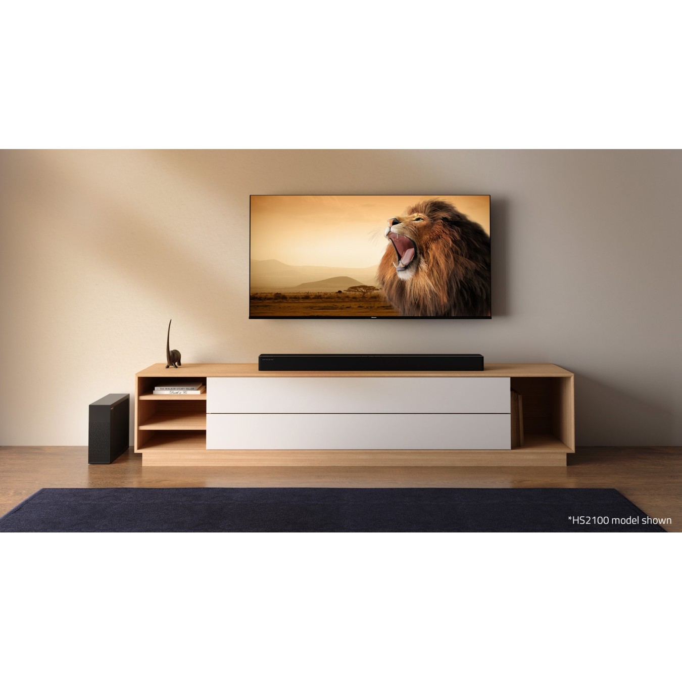 Hisense Soundbar - HS2100 - 2.1 CH 240W BT USB Optical — Buy in Cyprus with Fast Delivery