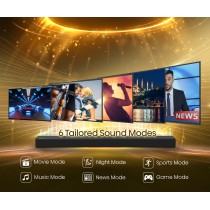 Hisense Soundbar - HS2100 - 2.1 CH 240W BT USB Optical — Buy in Cyprus with Fast Delivery