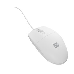 Buy Natec Mouse - RUFF 2 - Wired Optical 1000DPI White in Cyprus, Nicosia, Limassol, Larnaka, Pafos