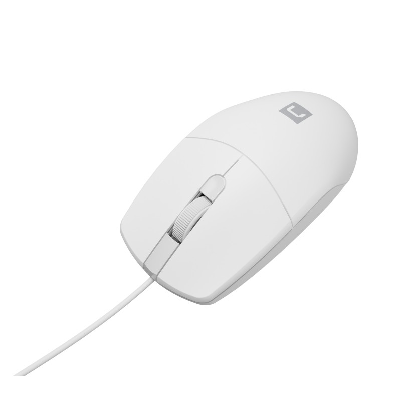 Buy Natec Mouse - RUFF 2 - Wired Optical 1000DPI White in Cyprus, Nicosia, Limassol, Larnaka, Pafos