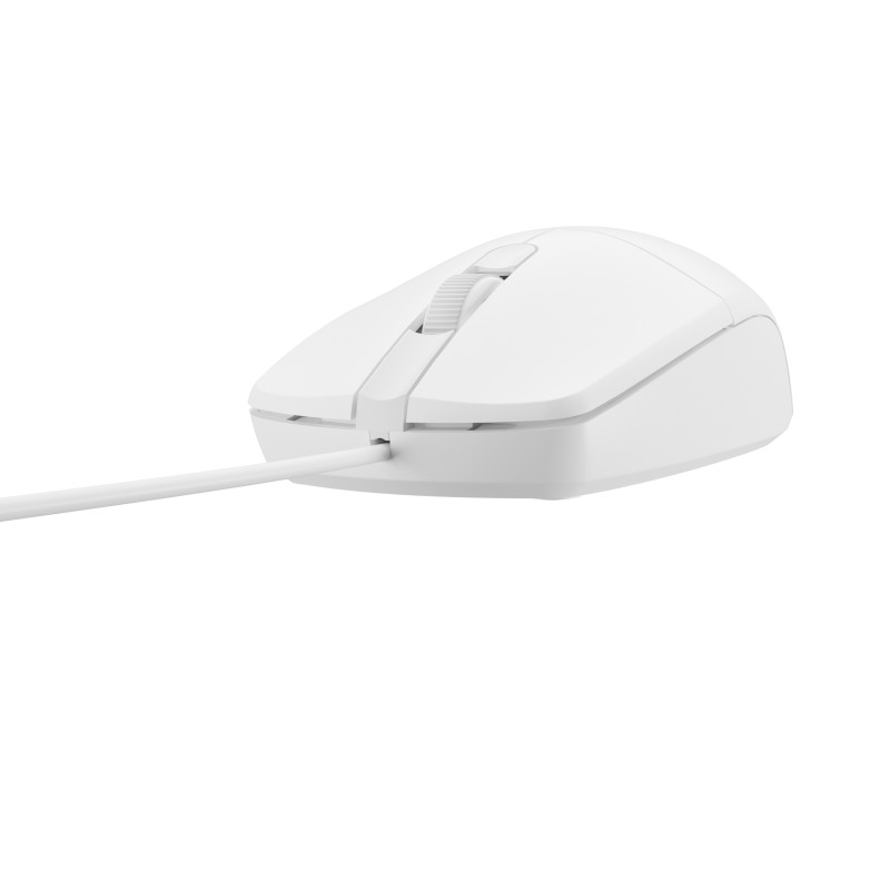Buy Natec Mouse - RUFF 2 - Wired Optical 1000DPI White in Cyprus, Nicosia, Limassol, Larnaka, Pafos