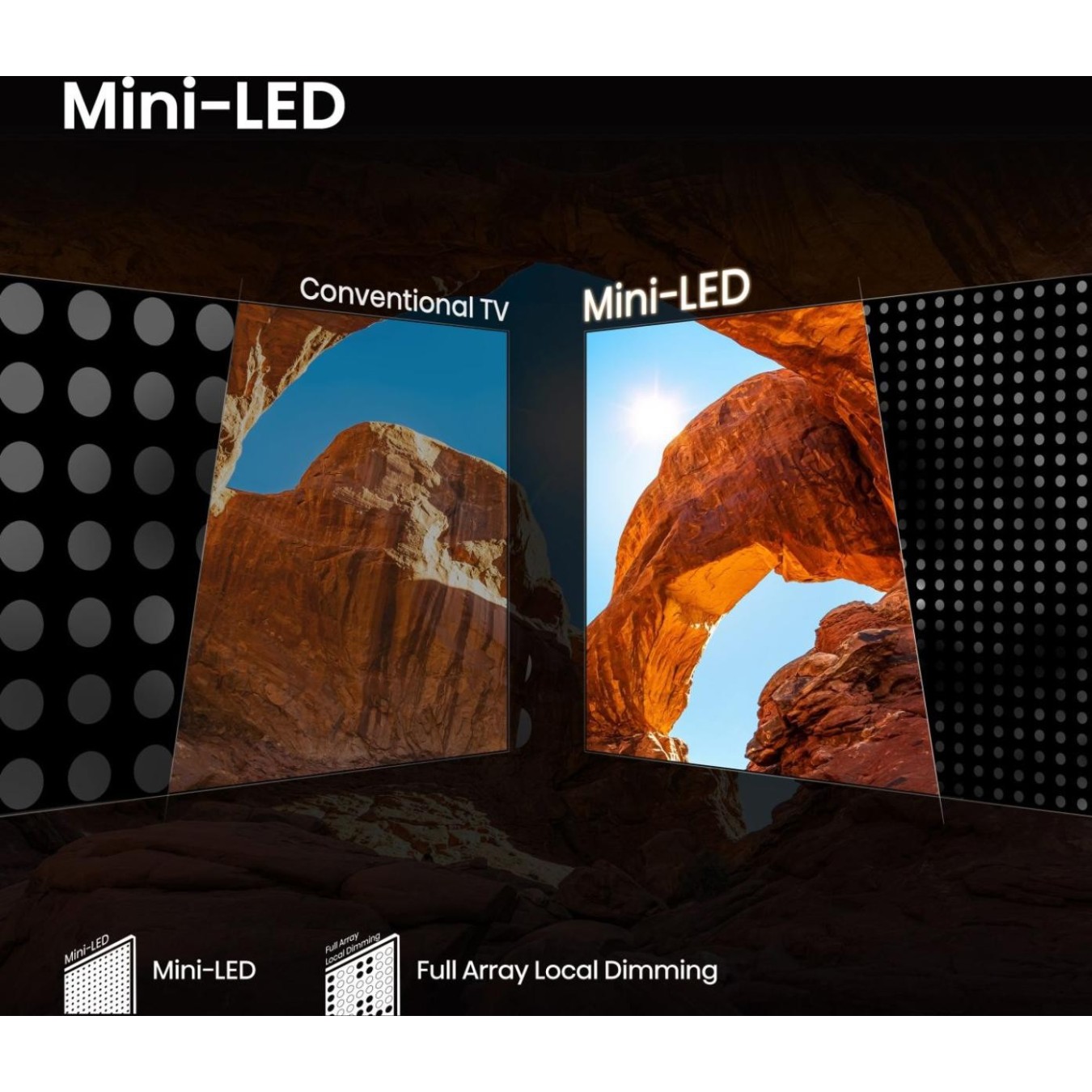 Hisense TV - 55U7Q - 55'' 4K Smart QLED MINI LED 144hz Gaming TV — Buy in Cyprus with Fast Delivery