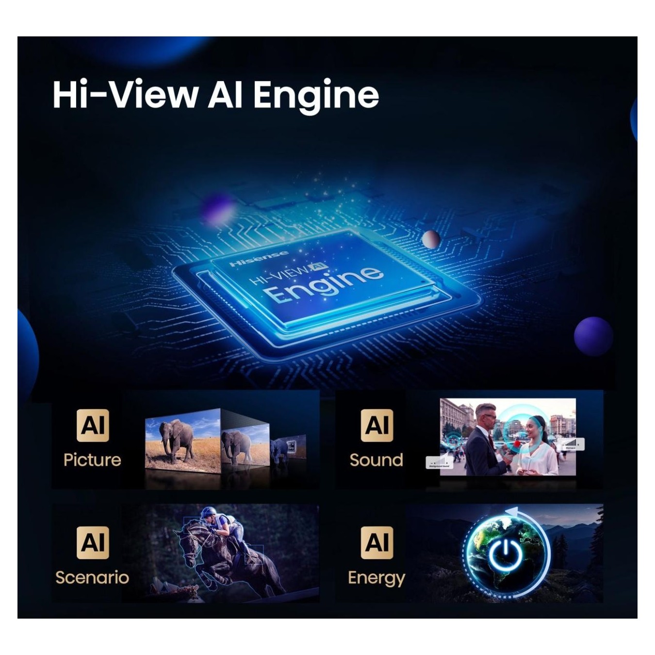 Hisense TV - 55U7Q - 55'' 4K Smart QLED MINI LED 144hz Gaming TV — Buy in Cyprus with Fast Delivery