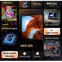 Hisense TV - 55U7Q - 55'' 4K Smart QLED MINI LED 144hz Gaming TV — Buy in Cyprus with Fast Delivery
