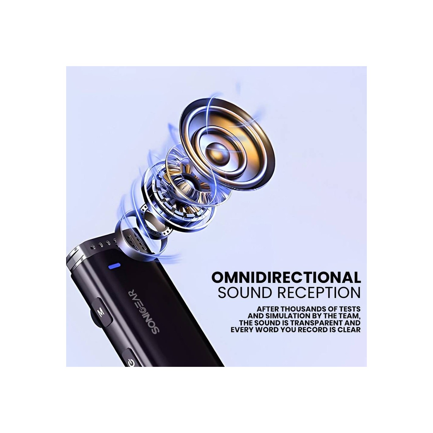 SonicGear WLM3000 Duo Wireless 2x Lavalier Clip-On Microphone (Boxed) — Buy in Cyprus with Fast Delivery