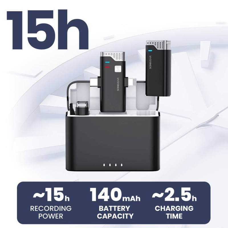 Buy SonicGear Wireless 2x Lavalier ClipOn Microphones - WLM3000 DUO - SonicGear ... in Cyprus, Nicosia, Limassol, Larnaka, Pafos