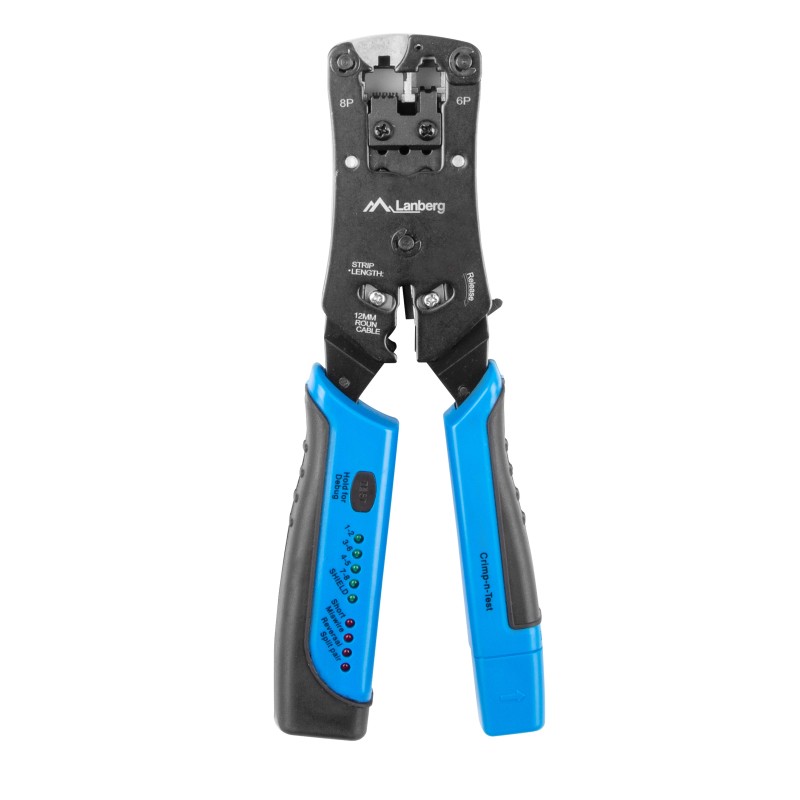 Buy Lanberg Crimping Tool & Cable Tester - 2in1 RJ45 RJ11 RJ12 in Cyprus, Nicosia, Limassol, Larnaka, Pafos