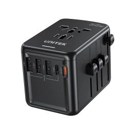 Buy Unitek Universal Travel Wall Charger - P1121A - 35W 2xUSB-C + 3xUSB-A in Cyprus, Nicosia, Limassol, Larnaka, Pafos
