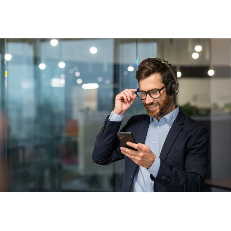 Buy Yealink Headset - WH64 - Wireless Dual-Mode DECT Bluetooth 3-Mic NC with DEC... in Cyprus, Nicosia, Limassol, Larnaka, Pafos