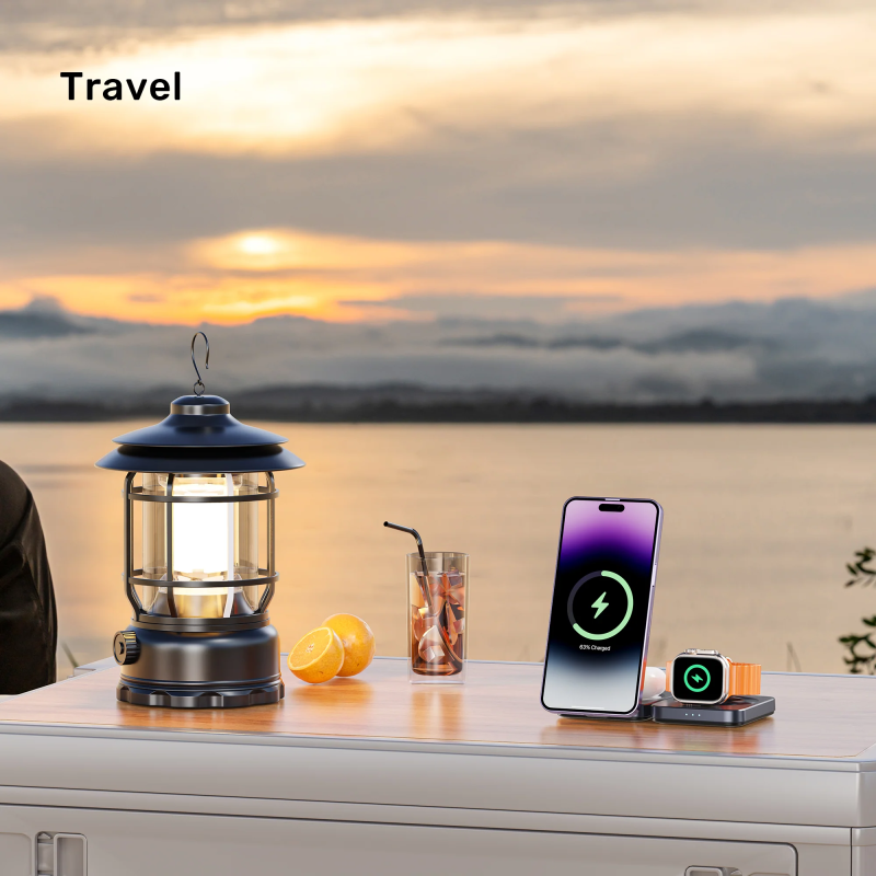 Buy Unitek Charge Wireless Qi2 15W Foldable 3-in-1 Charging Station - P1300A - W... in Cyprus, Nicosia, Limassol, Larnaka, Pafos