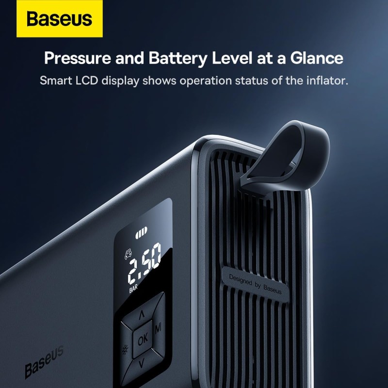 Buy Baseus Car Inflator Pump - Wireless MEGA ENERGY in Cyprus, Nicosia, Limassol, Larnaka, Pafos