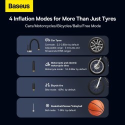 Buy Baseus Car Inflator Pump - Wireless MEGA ENERGY in Cyprus, Nicosia, Limassol, Larnaka, Pafos