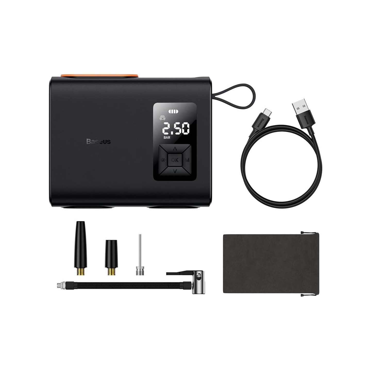 Baseus Car Inflator Pump - Wireless MEGA ENERGY — Buy in Cyprus with Fast Delivery