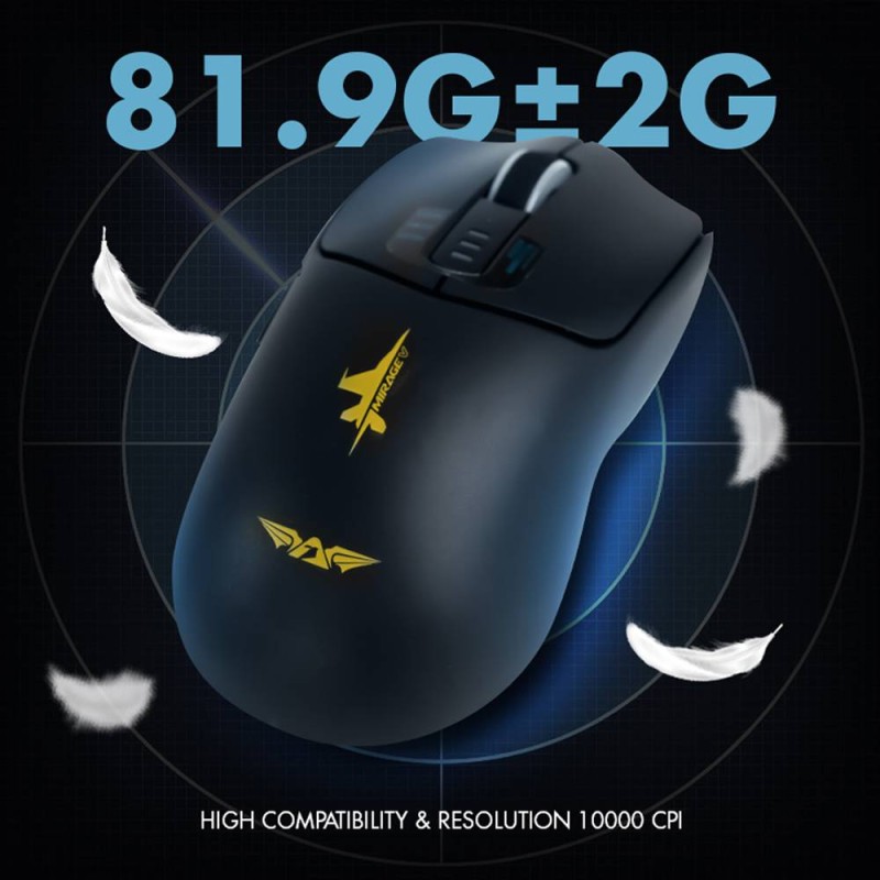 Buy Armaggeddon Gaming Mouse - MIRAGE-V - Wired+2.4G+BT Recharge 5B White in Cyprus, Nicosia, Limassol, Larnaka, Pafos