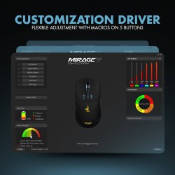 Armaggeddon Mirage V Wired+2.4G+BT Rechargeable 10000 CPI Gaming Mouse White (Boxed) — Buy in Cyprus with Fast Delivery
