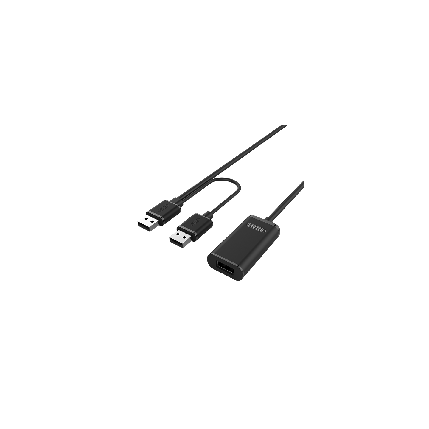 Unitek USB2.0 USB-A Male to USB-A Female Active Extension Cable - Y-279 - 20m — Buy in Cyprus with Fast Delivery