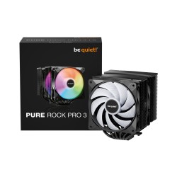Buy be quiet! Pure Rock Pro 3 LX - BK043 - Black, Dual 120mm PWM Fans, 6 Heatpip... in Cyprus, Nicosia, Limassol, Larnaka, Pafos