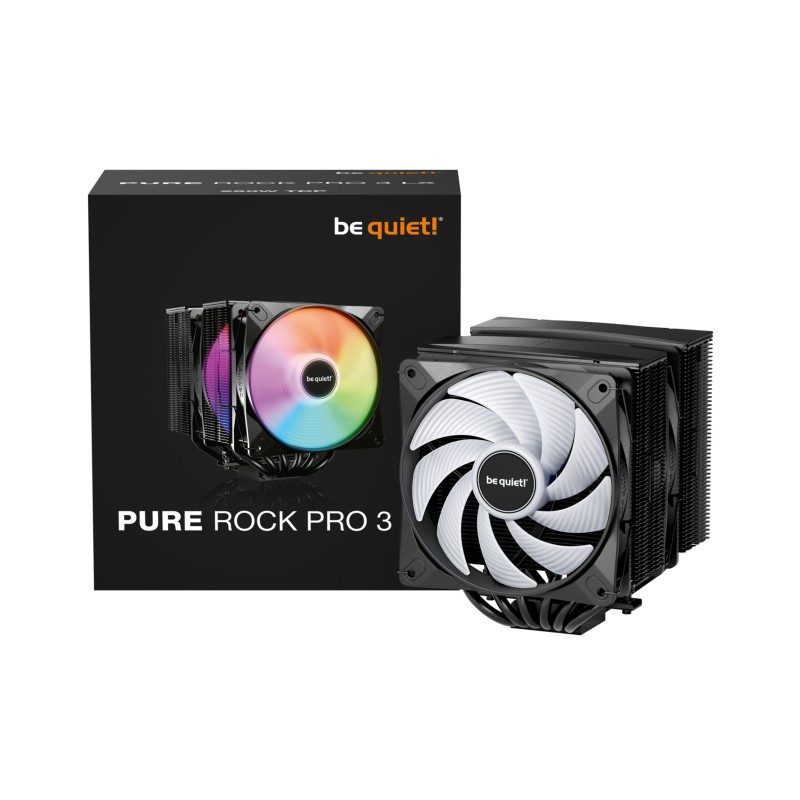 Buy be quiet! Pure Rock Pro 3 LX - BK043 - Black, Dual 120mm PWM Fans, 6 Heatpip... in Cyprus, Nicosia, Limassol, Larnaka, Pafos
