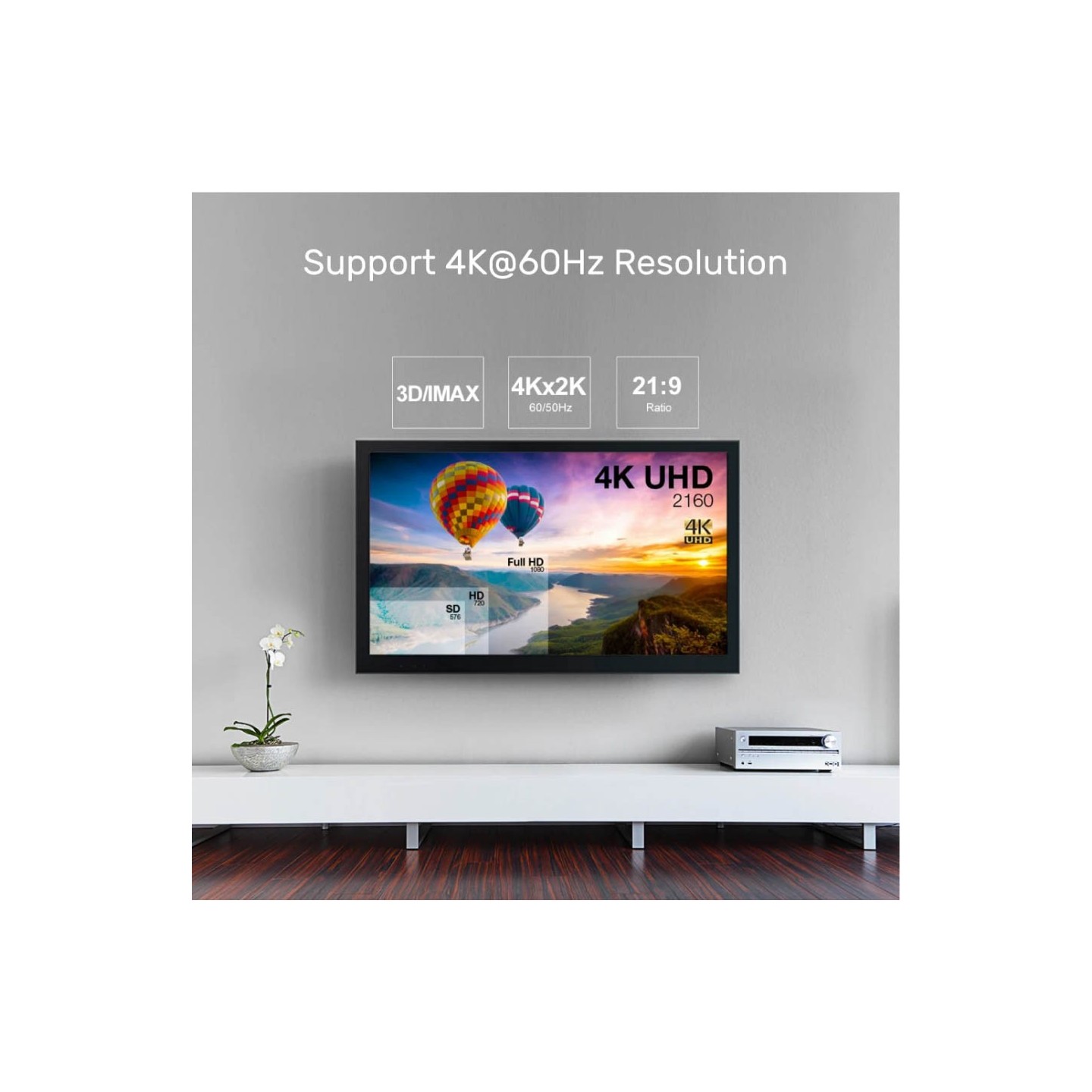 Unitek UltraPro HDMI V2.0 Active Optical Cable - Y-C1031BK - 30m — Buy in Cyprus with Fast Delivery