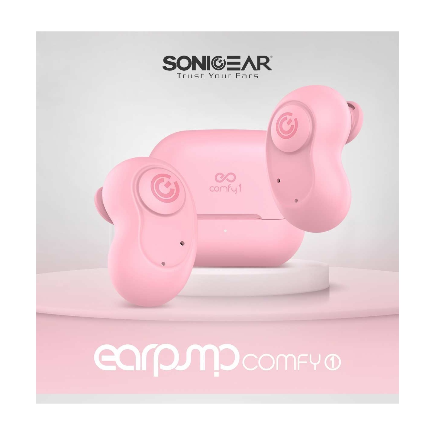 SonicGear EARPUMP - COMFY1 - TWS IPX5 Earphones Black — Buy in Cyprus with Fast Delivery