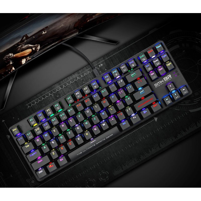 Buy Armaggeddon Low Profile Mechanical Keyboard - SMK-9R - 87 Black Switch Keys in Cyprus, Nicosia, Limassol, Larnaka, Pafos