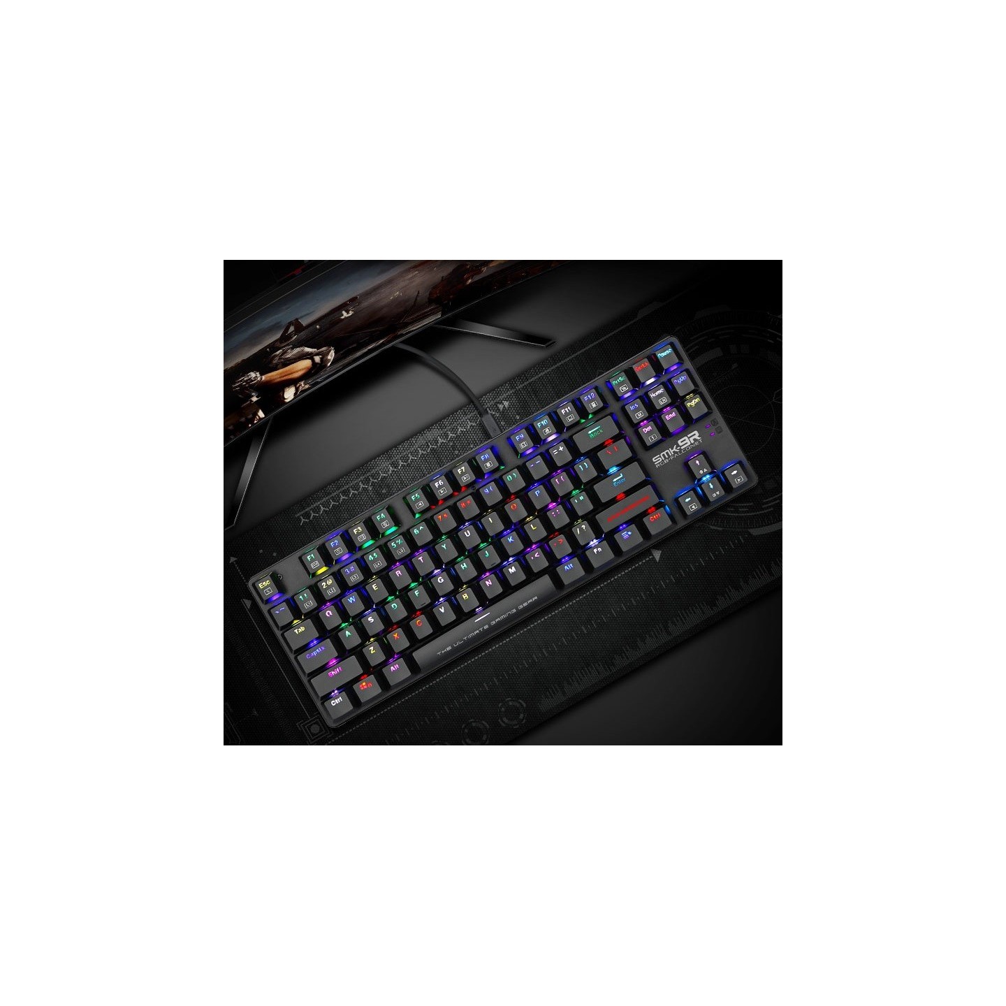 Armaggeddon SMK-9R Low Profile Mechanical Keyboard - 87 Black Switch (Boxed) — Buy in Cyprus with Fast Delivery