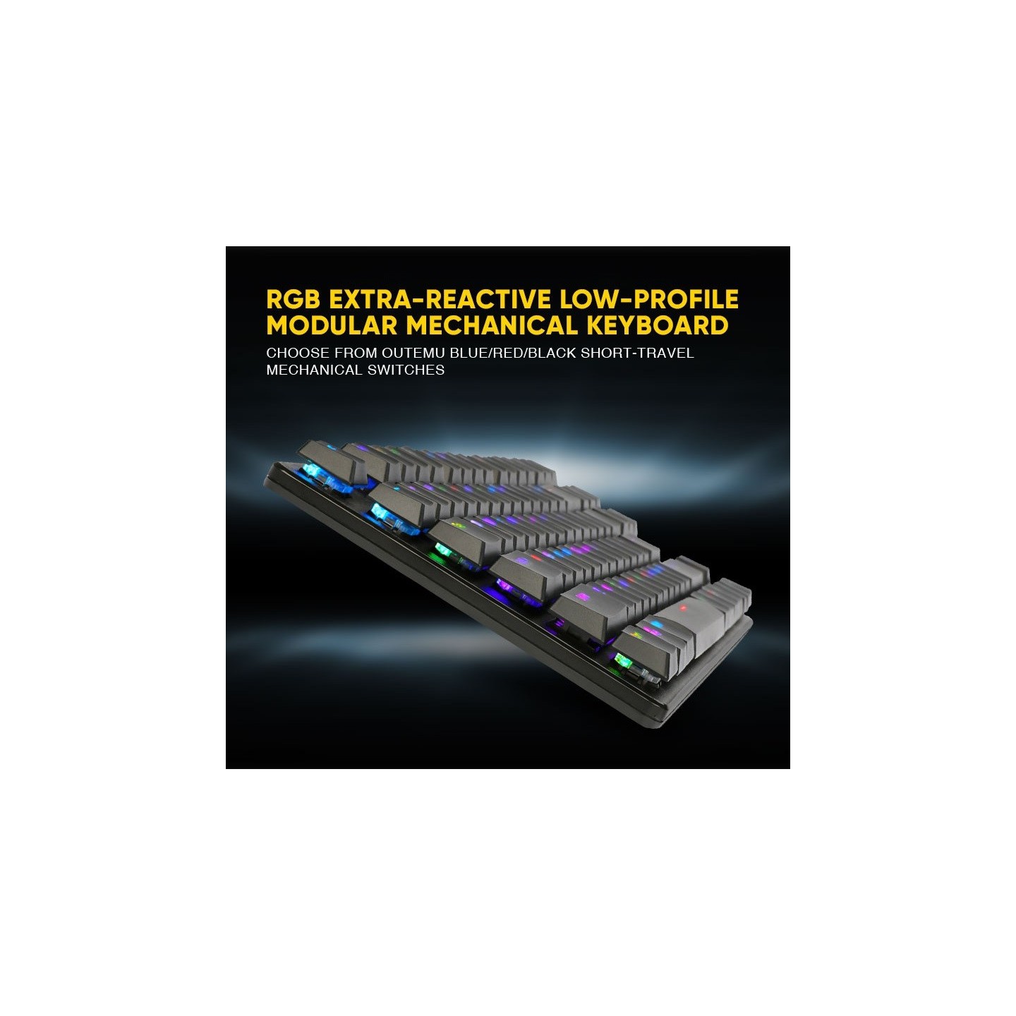 Armaggeddon SMK-9R Low Profile Mechanical Keyboard - 87 Black Switch (Boxed) — Buy in Cyprus with Fast Delivery