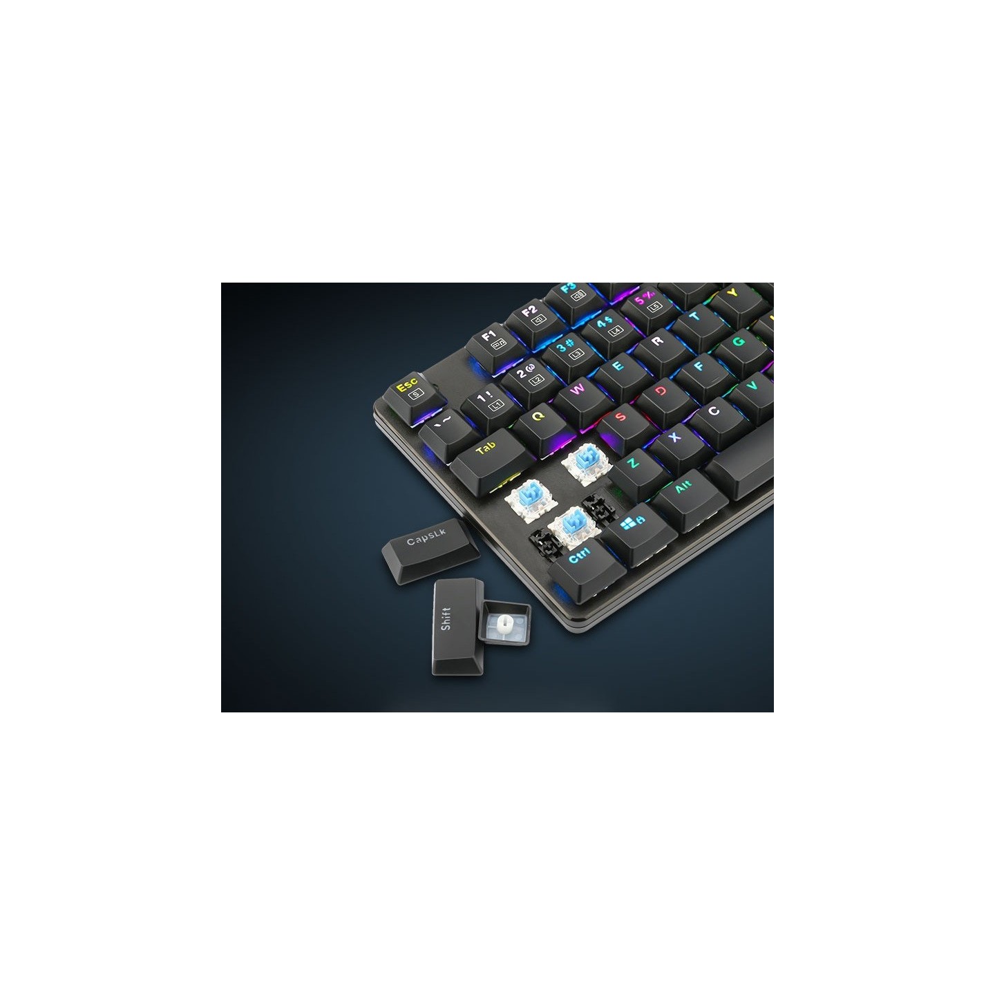 Armaggeddon SMK-9R Low Profile Mechanical Keyboard - 87 Black Switch (Boxed) — Buy in Cyprus with Fast Delivery