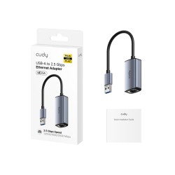Cudy Converter - UE25A - USB-A to 2.5Gbe LAN Aluminium — Buy in Cyprus with Fast Delivery