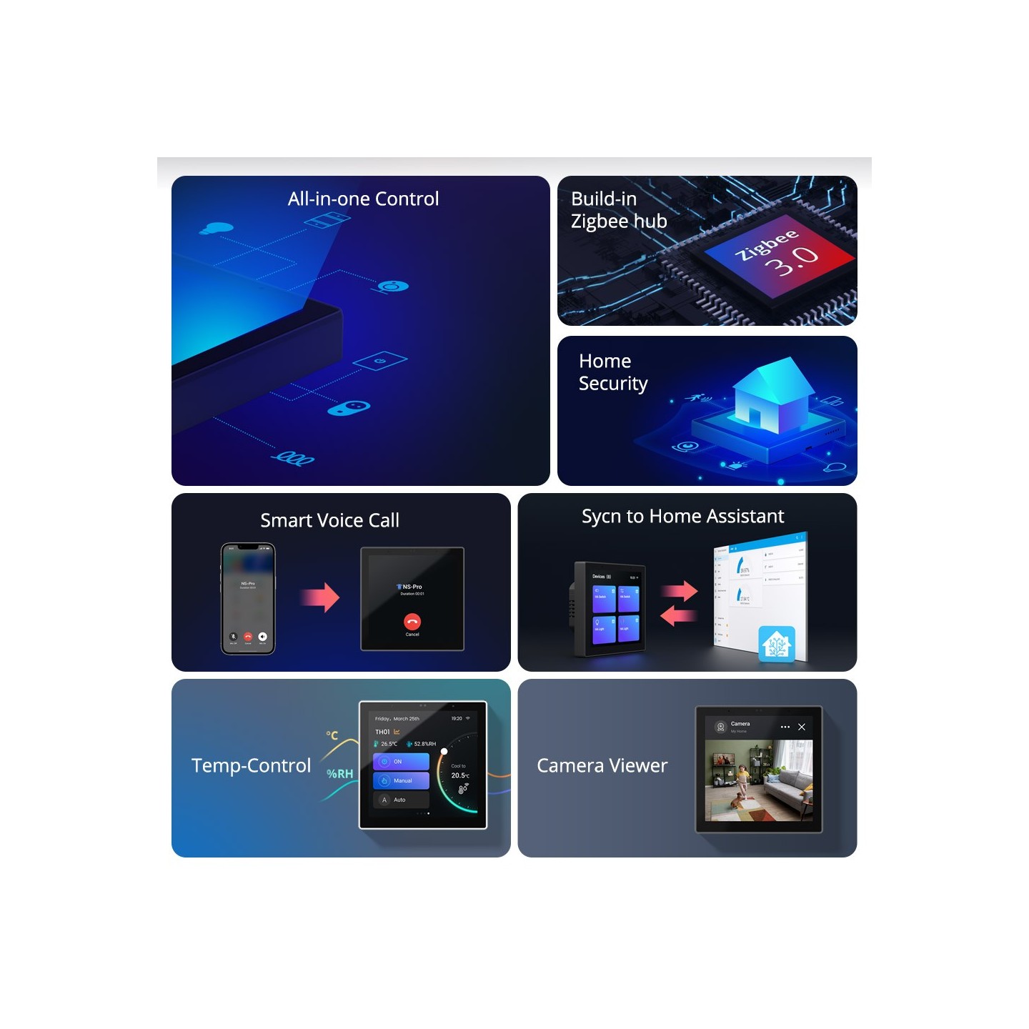 Sonoff Wifi Smart - NS Panel Pro - with Full Touch Display — Buy in Cyprus with Fast Delivery