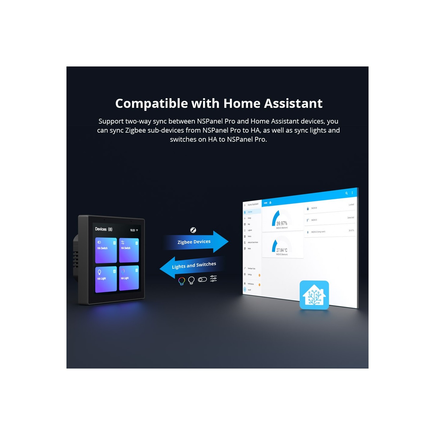 Sonoff Wifi Smart - NS Panel Pro - with Full Touch Display — Buy in Cyprus with Fast Delivery