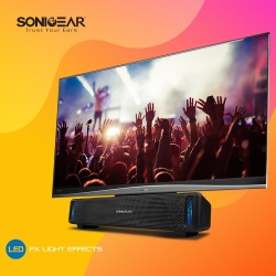 Buy SonicGear SONICBAR USB RGB Soundbar Black - U200 - USB RGB Soundbar Black in Cyprus, Nicosia, Limassol, Larnaka, Pafos