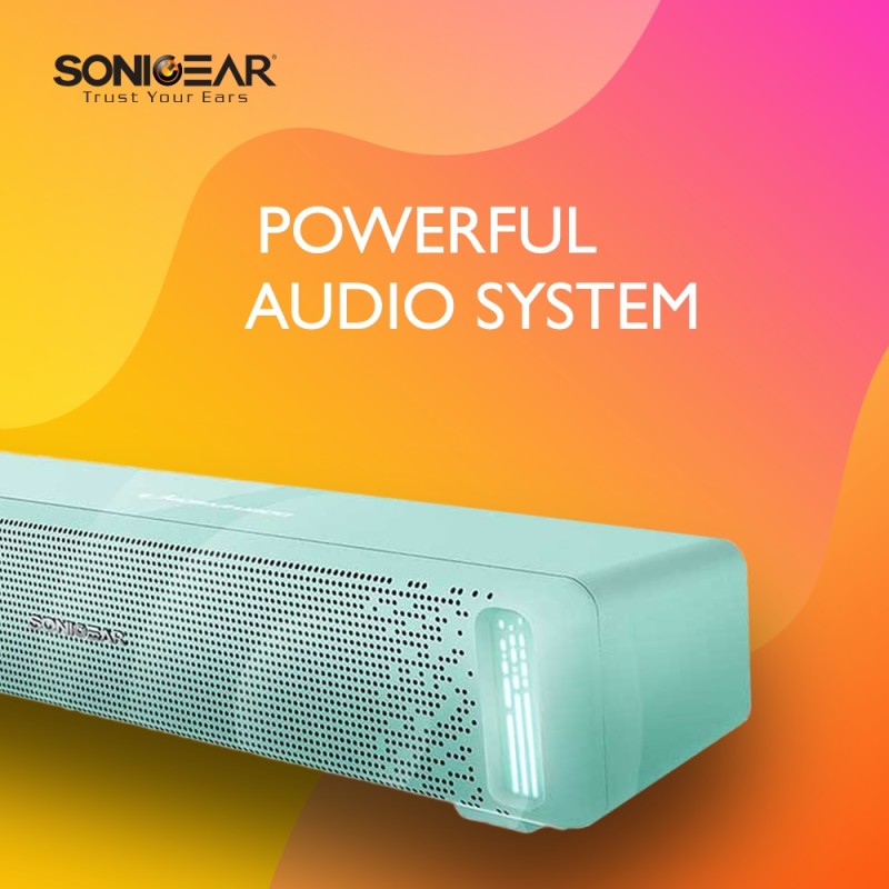 Buy SonicGear SONICBAR USB RGB Soundbar Black - U200 - USB RGB Soundbar Black in Cyprus, Nicosia, Limassol, Larnaka, Pafos