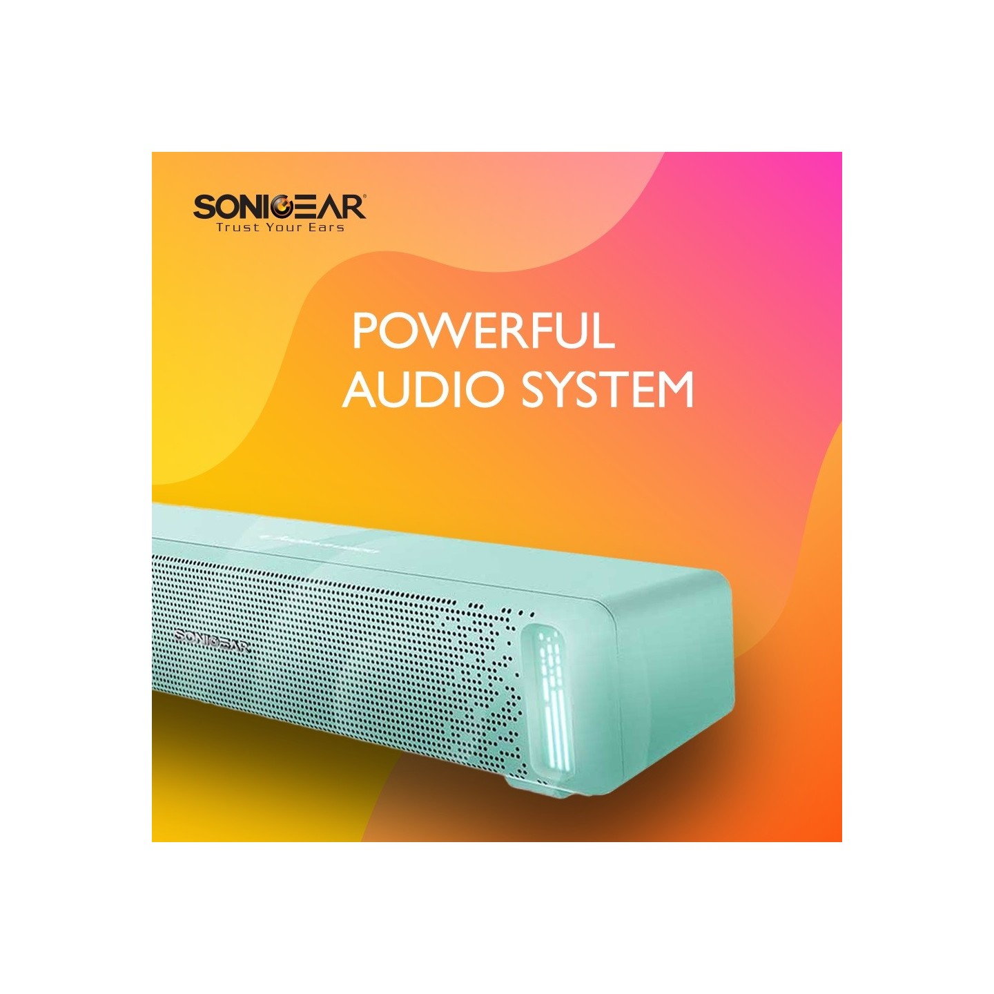 SonicGear SONICBAR USB RGB Soundbar Black - U200 - USB RGB Soundbar Black — Buy in Cyprus with Fast Delivery