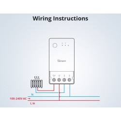 Buy Sonoff WiFi Smart Switch POW Origin Smart Power Meter - POWR3 - 16A in Cyprus, Nicosia, Limassol, Larnaka, Pafos