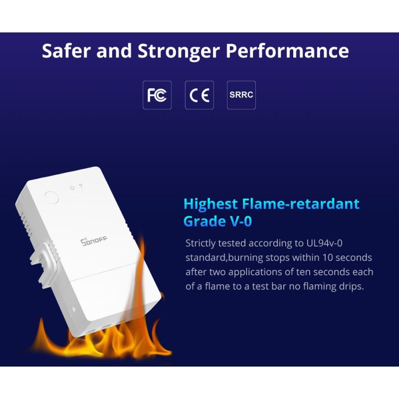 Buy Sonoff WiFi Smart Switch POW Origin Smart Power Meter - POWR3 - 16A in Cyprus, Nicosia, Limassol, Larnaka, Pafos